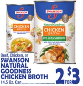 Bravo Supermarkets Swanson natural goodness chicken broth offer
