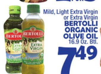 Bravo Supermarkets Bertolli organic olive oil offer