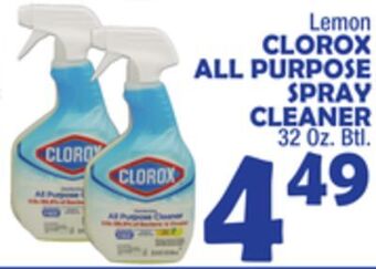 Bravo Supermarkets Clorox all purpose spray cleaner offer