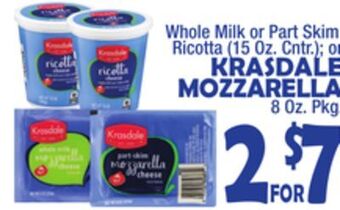 Bravo Supermarkets Krasdale mozzarella offer