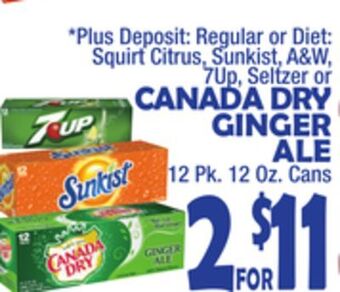 Bravo Supermarkets Canada dry ginger ale offer
