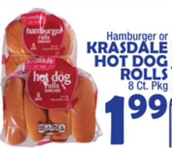 Bravo Supermarkets Krasdale hot dog rolls offer