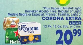 Bravo Supermarkets Corona extra beer offer