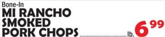 Bravo Supermarkets Mi rancho smoked pork chops offer