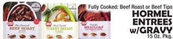 Bravo Supermarkets Hormel entrees w/gravy offer
