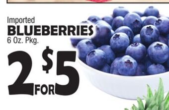 Bravo Supermarkets Blueberries offer
