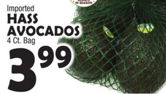 Bravo Supermarkets Hass avocados offer