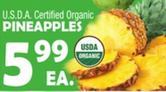 Bravo Supermarkets Pineapples offer