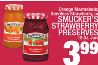 C Town Smucker's strawberry preserves offer