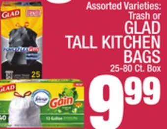 C Town Glad tall kitchen bags offer