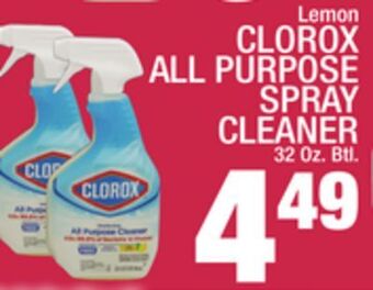 C Town Clorox all purpose spray cleaner offer