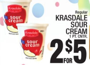 C Town Krasdale sour cream offer