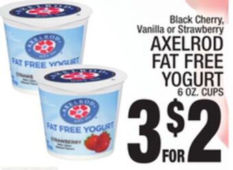 C Town Axelrod fat free yogurt offer