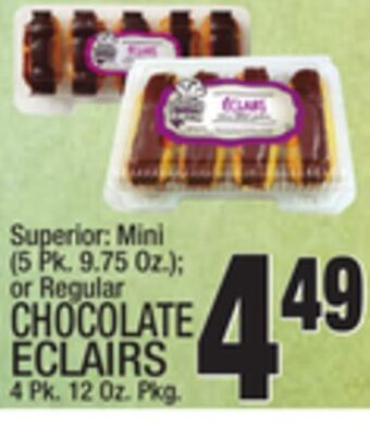 C Town Chocolate eclairs offer