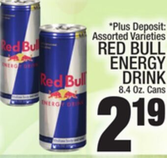 C Town Red bull energy drink offer