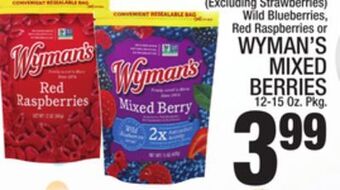 C Town Wyman's mixed berries offer