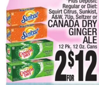 C Town Canada dry ginger ale offer