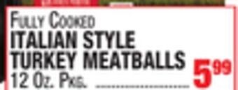 C Town Italian style turkey meatballs offer