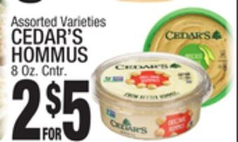 C Town Cedar's hommus offer