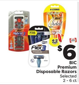 Weis Markets Bic premium disposable razors offer