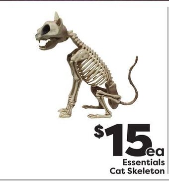 Weis Markets Essentials cat skeleton offer