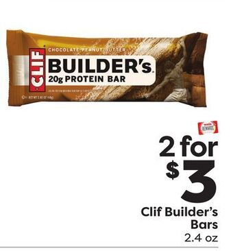 Weis Markets Clif builder's bars offer