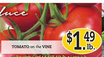 Dearborn Market Tomato on the vine offer