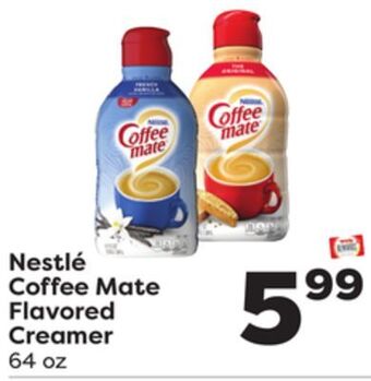 Weis Markets Nestlé coffee mate flavored creamer offer