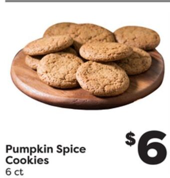 Weis Markets Pumpkin spice cookies offer