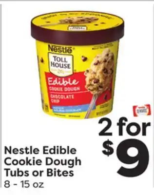 Weis Markets Nestle edible cookie dough tubs or bites offer