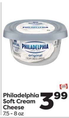 Weis Markets Philadelphia soft cream cheese offer