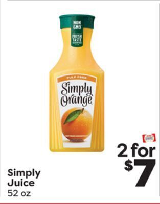 Weis Markets Simply juice offer