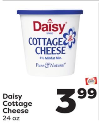 Weis Markets Daisy cottage cheese offer