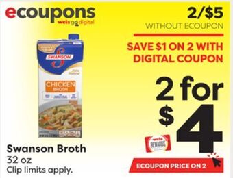 Weis Markets Swanson broth offer