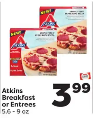 Weis Markets Atkins breakfast or entrees offer