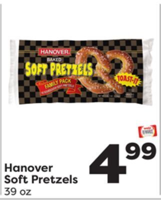 Weis Markets Hanover soft pretzels offer