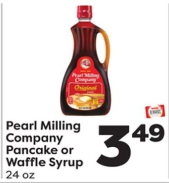 Weis Markets Pearl milling company pancake or waffle syrup offer