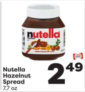 Weis Markets Nutella hazelnut spread offer