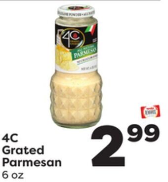 Weis Markets 4c grated parmesan offer
