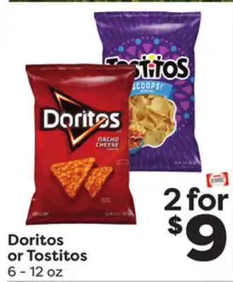 Weis Markets Doritos or tostitos offer