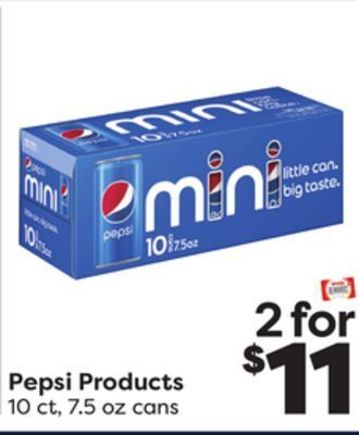 Weis Markets Pepsi products offer