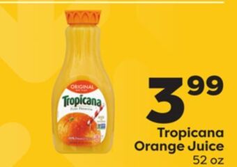 Weis Markets Tropicana orange juice offer