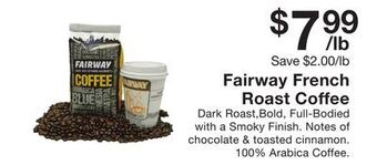 Fairway Store Market Fairway french roast coffee offer