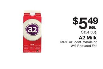 Fairway Store Market A2 milk offer