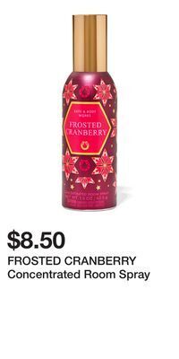 Bath & Body Works Frosted cranberry concentrated room spray offer