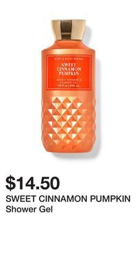 Bath & Body Works Sweet cinnamon pumpkin shower gel offer