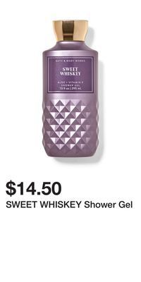 Bath & Body Works Sweet whiskey shower gel offer