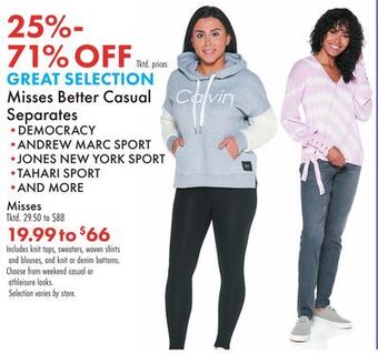 Boscov's Misses better casual separates offer
