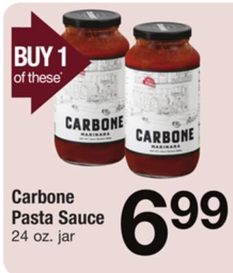 ACME Carbone pasta sauce offer