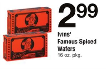 ACME Ivins' famous spiced wafers offer